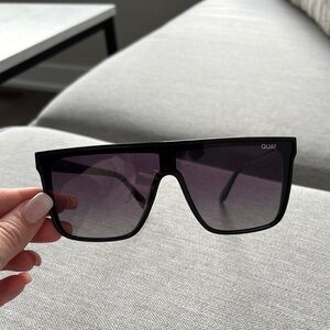 Quay Australia Sleek Black Sunglasses